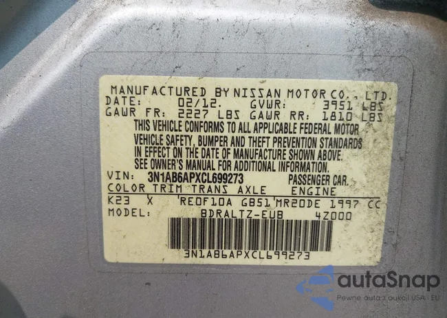 3N1AB6APXCL699273: 42405718