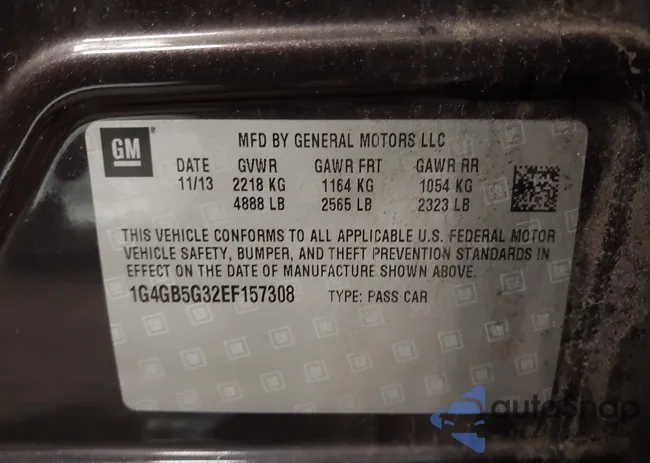 1G4GB5G32EF157308: 42405843