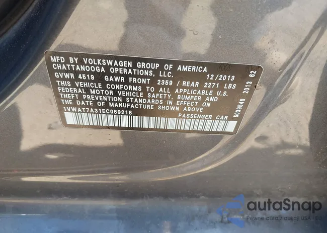 1VWAT7A31EC059218: 42406929