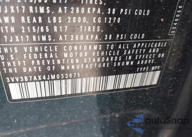 3VV3B7AX4JM033675: 42407053