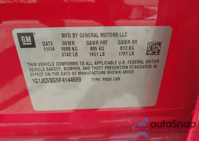 1G1JC5SG5F4144589: 42406484