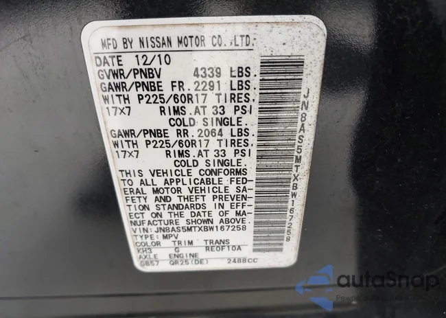 JN8AS5MTXBW167258: 42407984