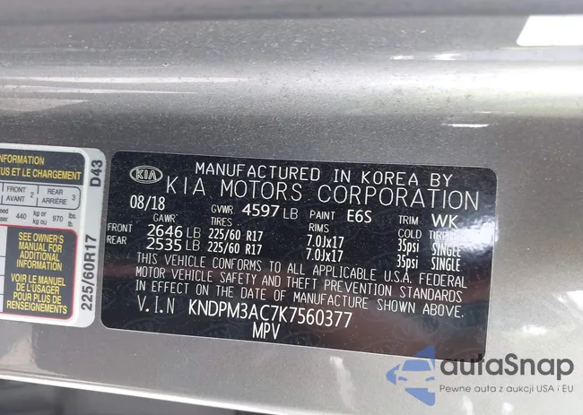 KNDPM3AC7K7560377: 42408006