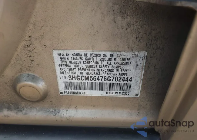 3HGCM56476G702444: 42408024