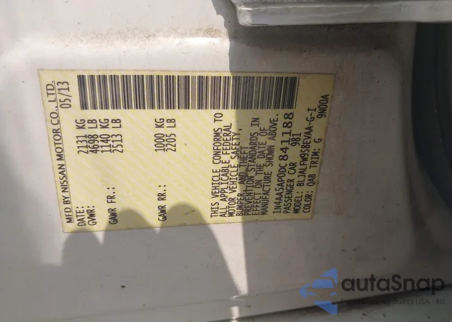 1N4AA5AP0DC841188: 42408083