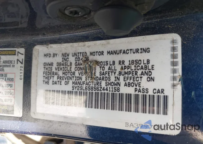 5Y2SL65856Z441158: 42408138