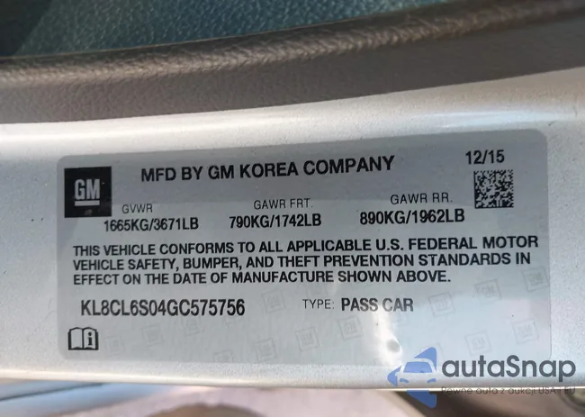 KL8CL6S04GC575756: 42408306