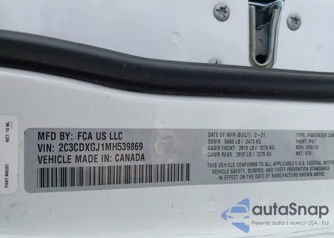 2C3CDXGJ1MH539869: 42408429