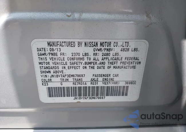 JN1BV7AP3EM679697: 42407483