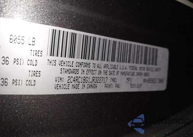 2C4RC1BG1JR322717: 42407752