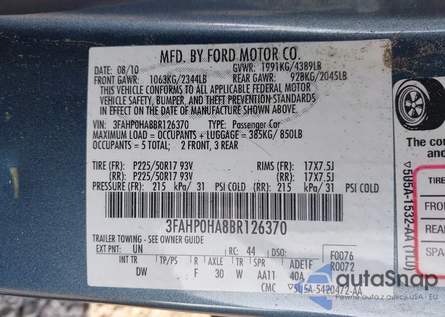 3FAHP0HA8BR126370: 42407775