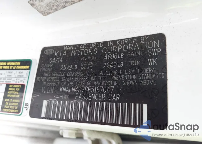 KNALN4D78E5167047: 42407784