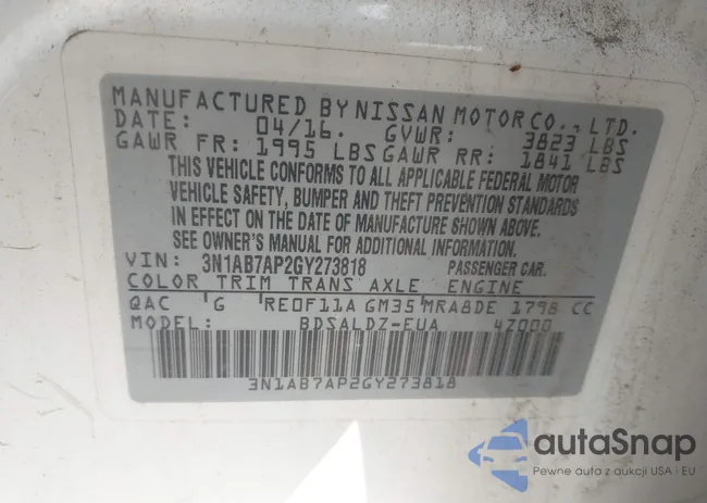 3N1AB7AP2GY273818: 42409082