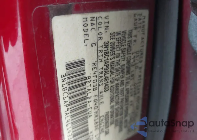 3N1BC1AP9AL461433: 42409134