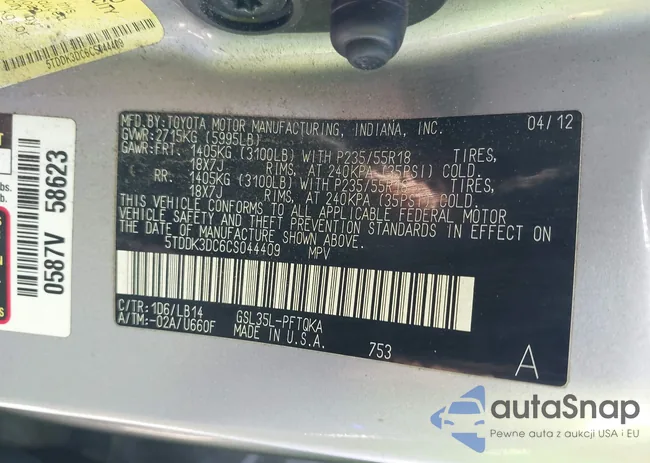 5TDDK3DC6CS044409: 42409389