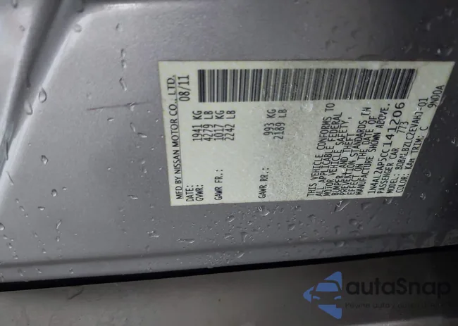 1N4AL2AP5CC141206: 42408512