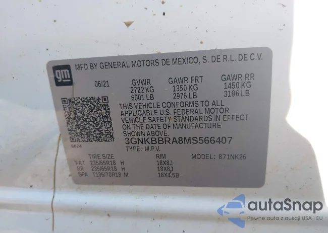 3GNKBBRA8MS566407: 42408853