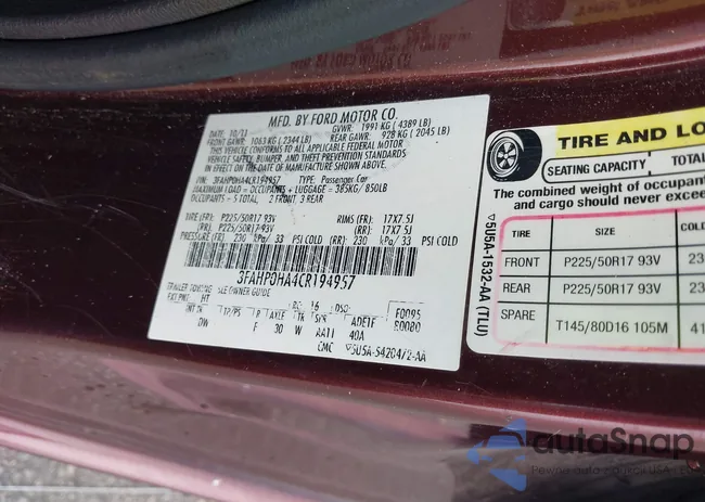 3FAHP0HA4CR194957: 42409940