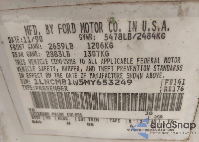 1LNCM81W5MY653249: 42409948