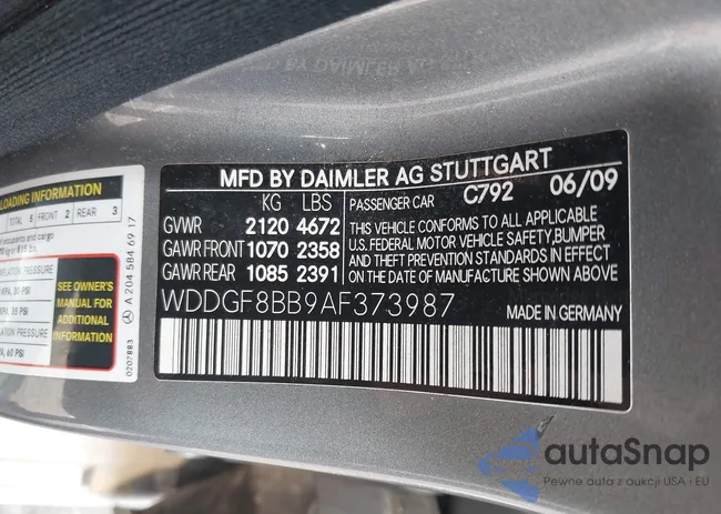 WDDGF8BB9AF373987: 42410038