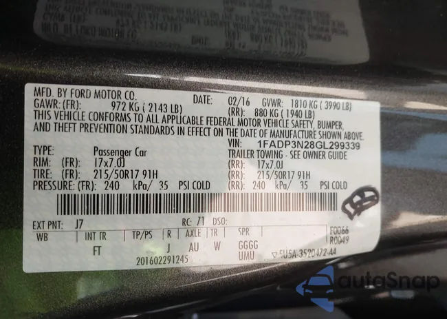 1FADP3N28GL299339: 42410154