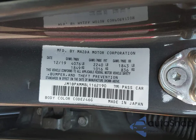 JM1BPAMM8L1162190: 42410438