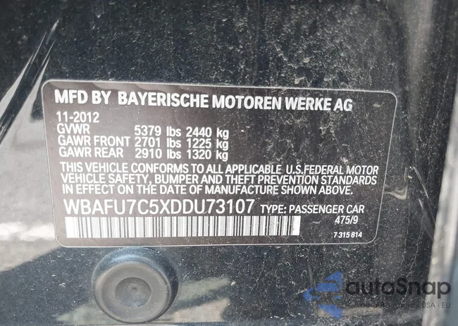 WBAFU7C5XDDU73107: 42409841