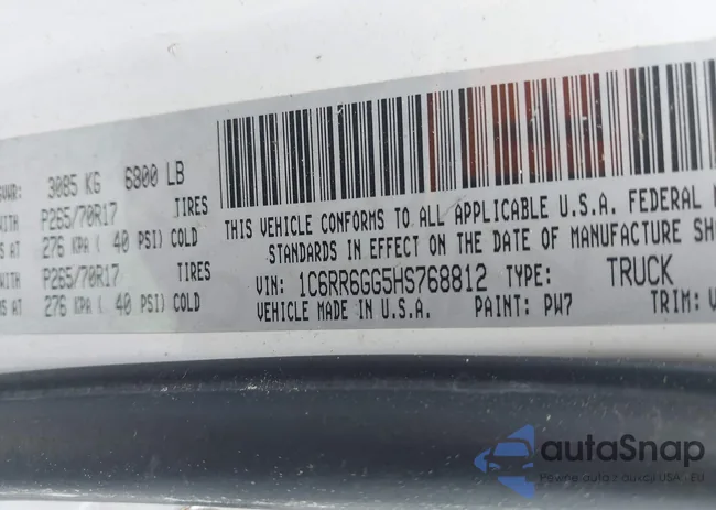 1C6RR6GG5HS768812: 42410869