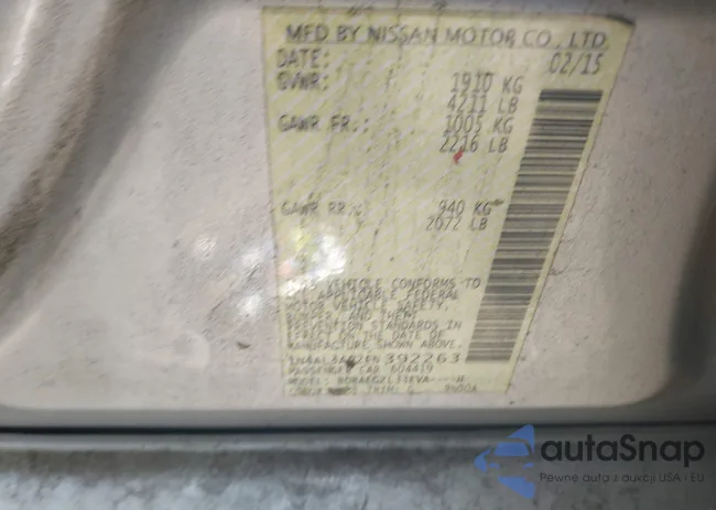 1N4AL3AP2FN392263: 42410912