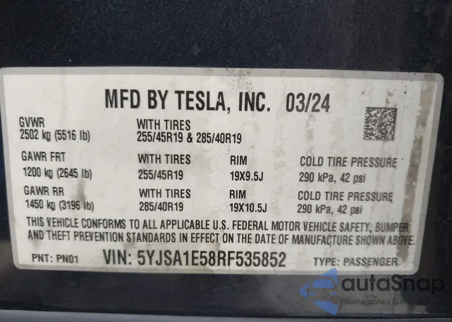 5YJSA1E58RF535852: 42411079