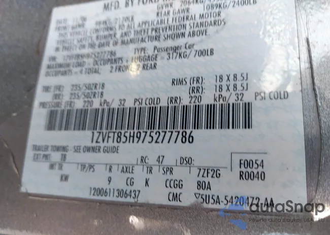 1ZVFT85H975277786: 42411223