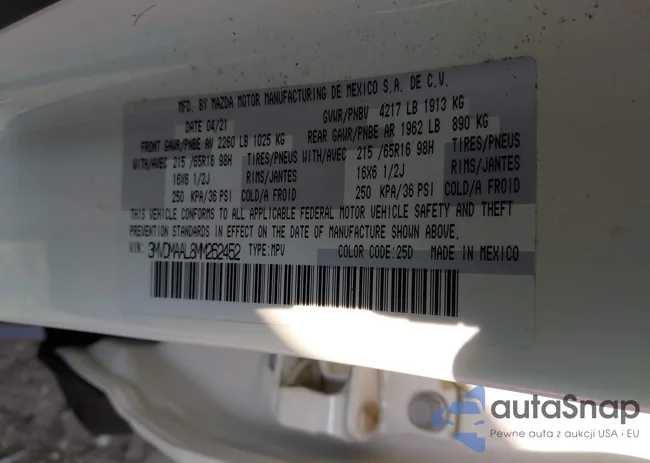 3MVDMAAL8MM262452: 42411325