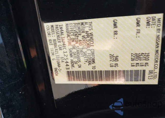 1N4AL3AP4EC125443: 42411350