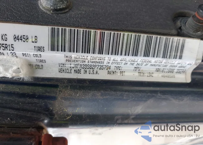 1J4FA39S82P735794: 42411386