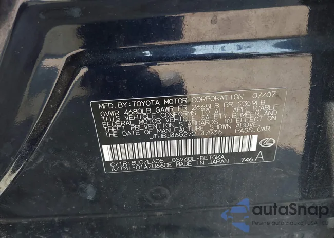 JTHBJ46G272147936: 42411433