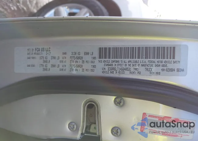 3C6RR6LT1HG640531: 42411444