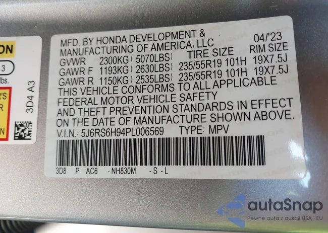 5J6RS6H94PL006569: 42410488