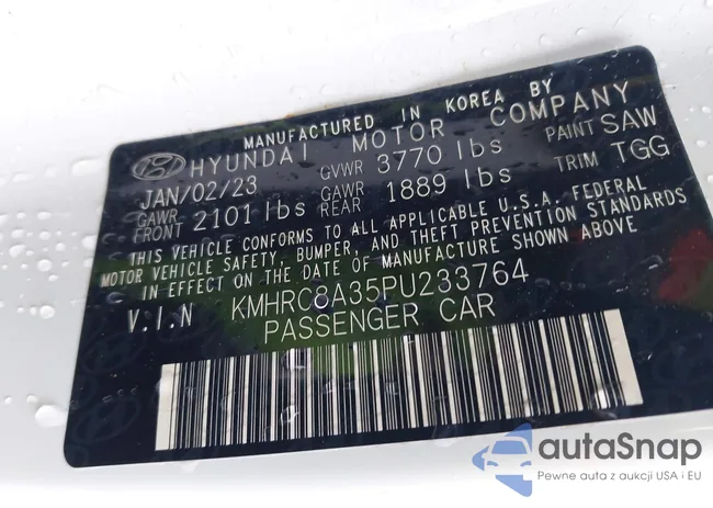 KMHRC8A35PU233764: 42410531