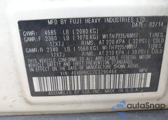 4S4BRBCC7E3290464: 42410662