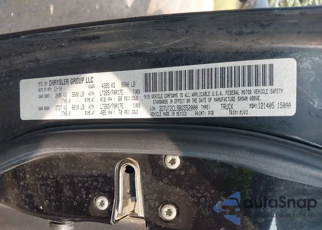 3D7UT2CL9BG552000: 42411900