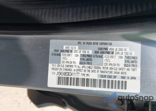 JM3KE4BE9E0411177: 42411938