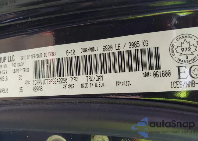 1D7RV1CT3AS242250: 42411995