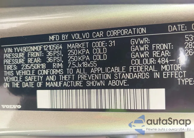 YV4902NM0F1210564: 42412082