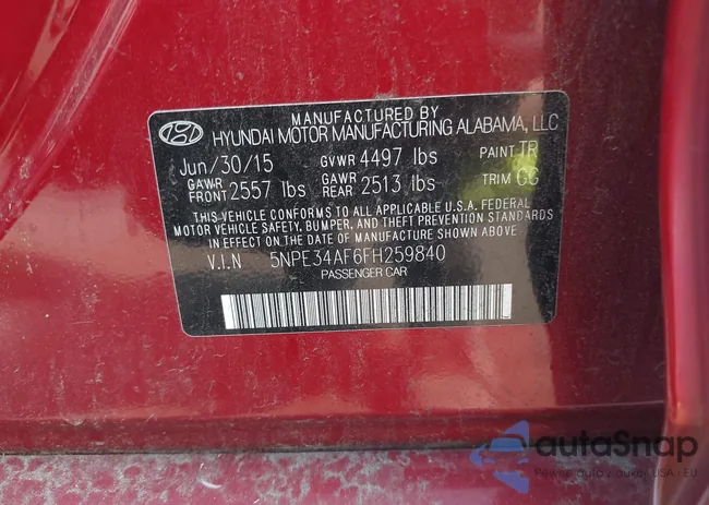 5NPE34AF6FH259840: 42412159