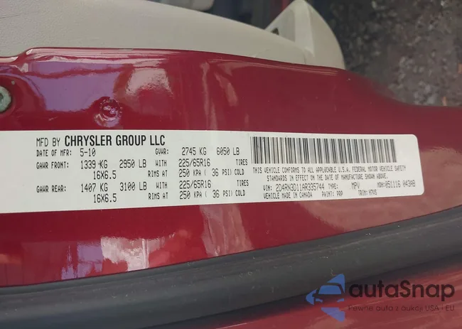 2D4RN3D11AR335744: 42412170