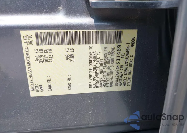 1N4AL2AP2AN531469: 42411550