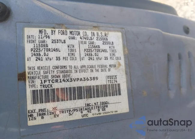 1FTCR14X3VPA36389: 42411748