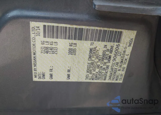 1N4AA5AP7EC906006: 42411784