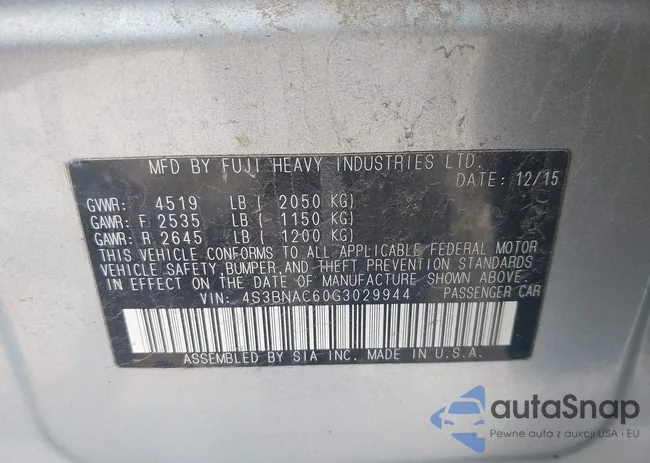 4S3BNAC60G3029944: 42413115