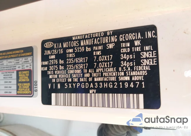 5XYPGDA33HG219471: 42413136